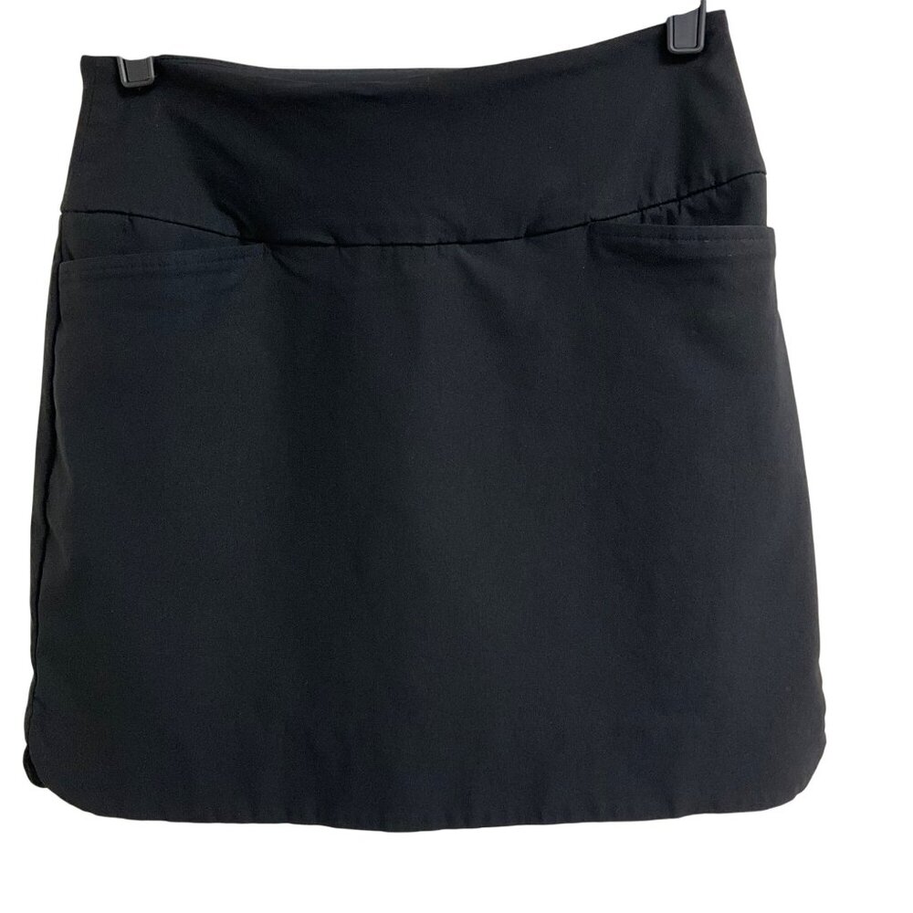 SC&Co Womens Small Black Stretch Mini Pull On Skort Skirt Golf Tennis Active - Picture 1 of 9